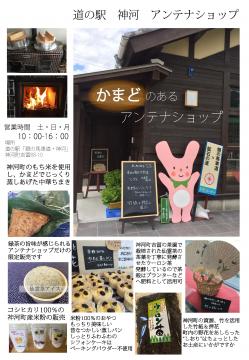 アンテナショップのチラシ