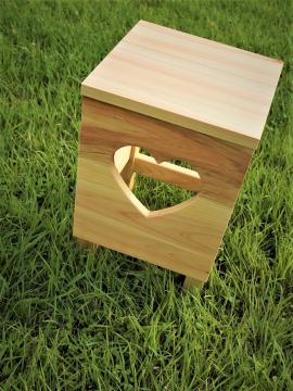 木製椅子(♡穴付)