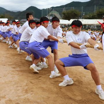 9月16日 神河中学校体育大会の写真1