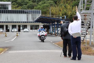5月20日 福崎警察署 交通安全教室ビデオ 撮影の写真1