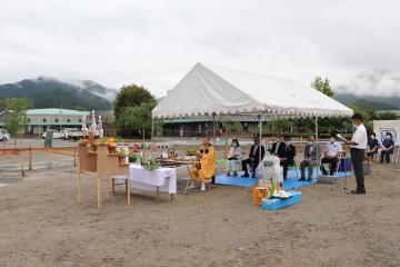 7月4日 神河町社会福祉協議会「障がい者活動拠点施設」建設工事 地鎮祭の写真2
