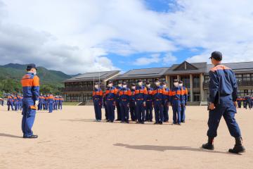 9月6日 神河町消防団新入団員・幹部訓練の写真3