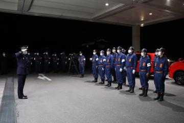 12月26日 神河町消防団 年末特別警戒実施中の写真3