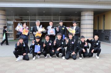 3月10日 神河中学校 卒業証書授与式の写真4