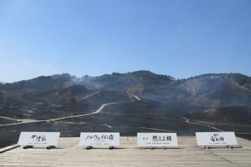 4月9日 砥峰高原の山焼きの写真4