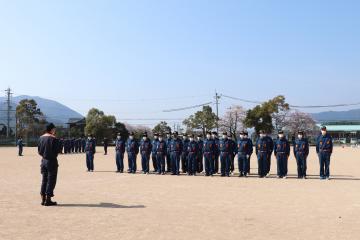 4月10日 令和4年度 神河町消防団 新入団員・幹部訓練の写真4