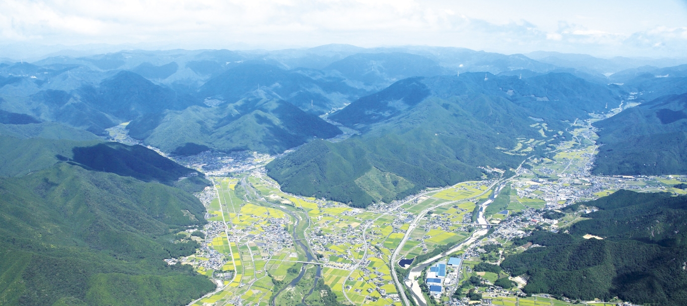 神河町上空