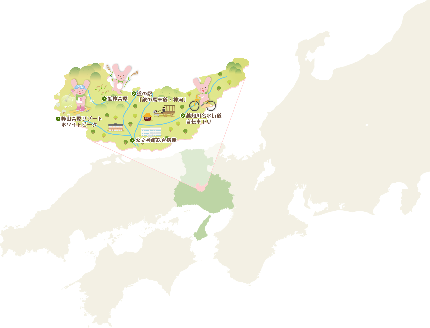 神河町地図