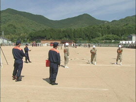 操法大会の様子