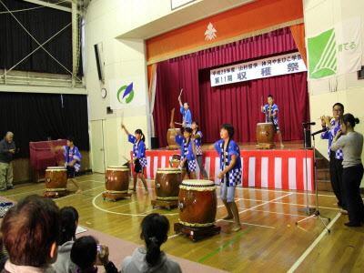 神河やまびこ学園第11期収穫祭の様子