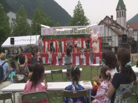 犬見川ほたる祭りの様子