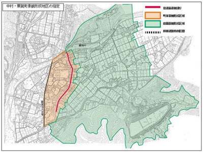 神河町中村および粟賀町の各一部の地図画像