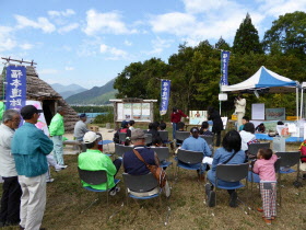 福本遺跡祭りの様子