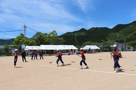 5月20日第13回神河町消防団操法訓練大会の写真