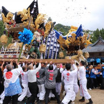 10月14日 神河町秋祭り 福本・柏尾の写真1