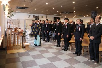 12月14日 峰山高原リゾート 安全祈願祭の写真1