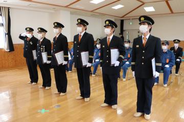 4月5日 神河町消防団 入退団式・辞令交付式の写真2