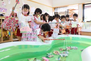 8月6日 神崎幼稚園 なかよし夏まつりの写真2