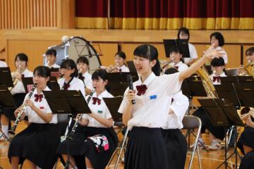 8月9日 神河中学校吹奏楽部 スペシャルサマーコンサートの写真2