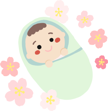 赤ちゃんのイラスト