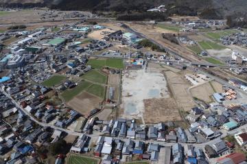 旧粟賀小学校跡地の写真