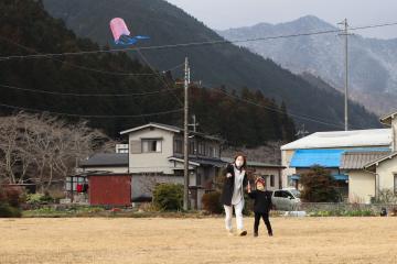 1月13日 3歳親子活動 たこあげの写真4