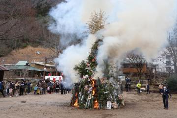1月15日 グリーンエコー笠形 とんど祭りの写真1