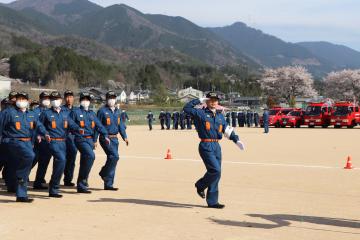 4月2日 神河町消防団 消防初出式・入退団式の写真1