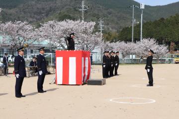 4月2日 神河町消防団 消防初出式・入退団式の写真2