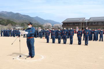 4月2日 神河町消防団 消防初出式・入退団式の写真3