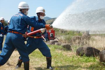 4月9日 神河町消防団 新入団員・幹部訓練の写真1