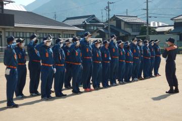 4月9日 神河町消防団 新入団員・幹部訓練の写真3