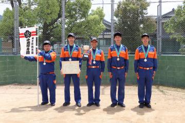 小型ポンプの部優勝 小田原分団の写真