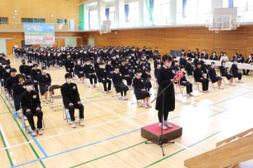 3月8日 神河町中学校 卒業式の写真