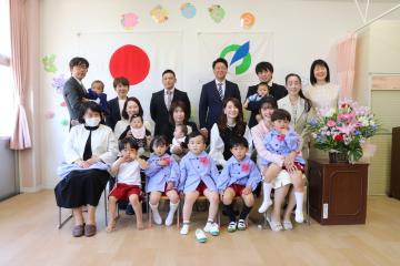 4月10日 長谷幼稚園入園式の写真3