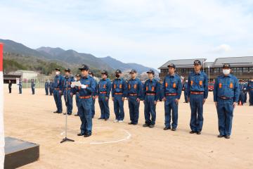 4月7日 神河町消防団 初出式・入退団式の写真