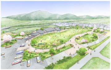神河町図書コミュニティ公園「桜空」イメージ