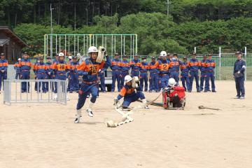 5月18日 第17回神河町消防操法訓練大会の写真1