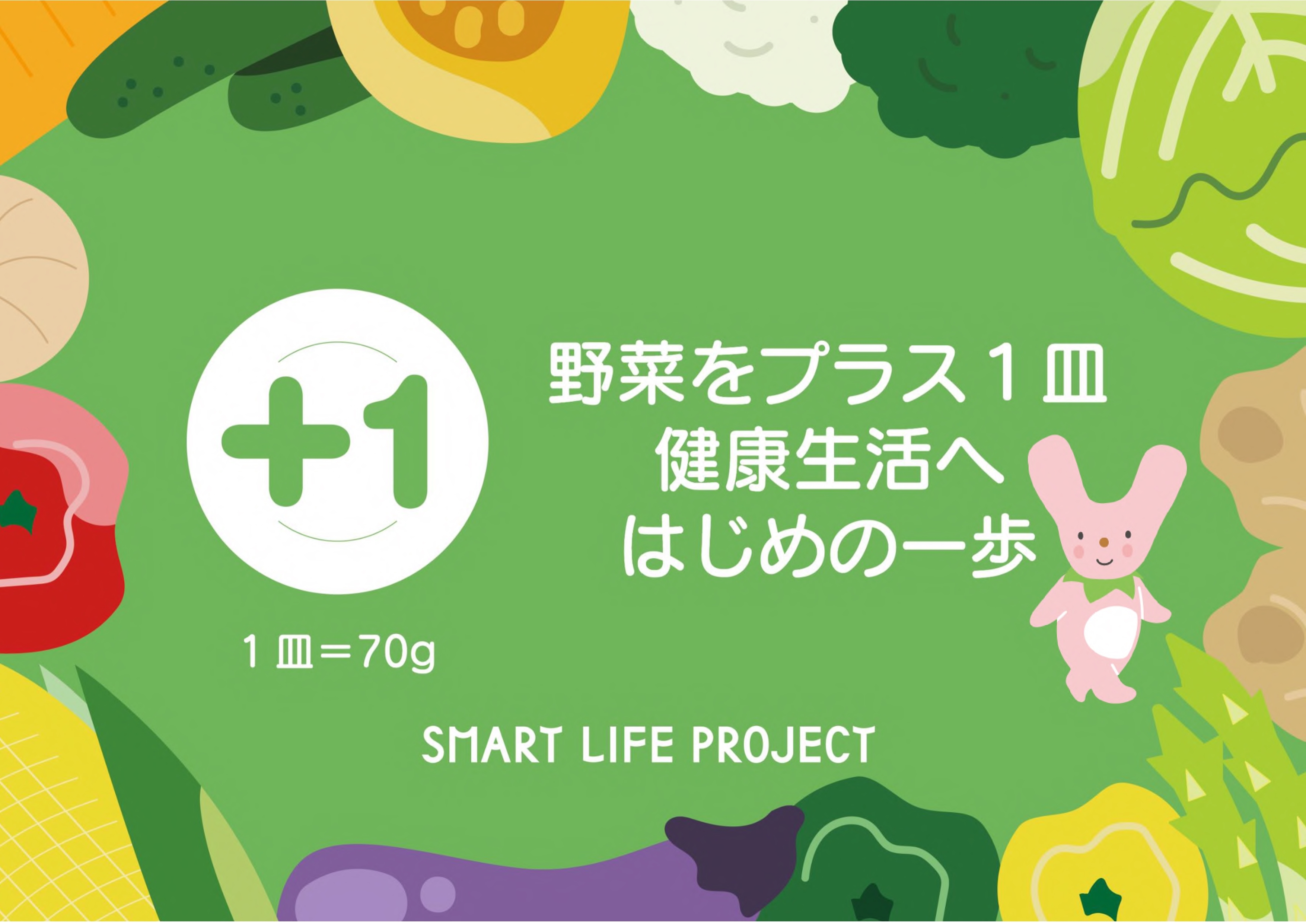 野菜をプラス1皿 健康生活へ はじめの一歩