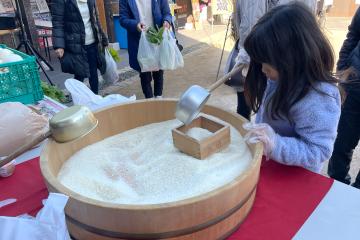 11月30日 道の駅「銀の馬車道・神河」収穫祭の写真2