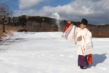 12月14日 峰山高原リゾート 安全祈願祭の写真1