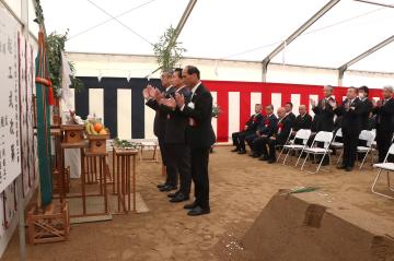 1月15日 仮称 神崎郡ごみ処理施設建設工事 起工式の写真2