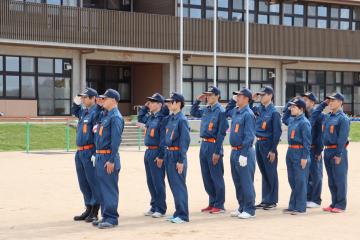 4月12日 神河町消防団 新入団員・幹部訓練の写真2
