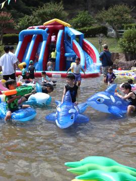 8月11日 ヨーデルの森 じゃぶ池キッズパークの写真