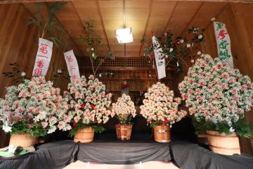 8月23日 川上区 花だんごの写真4