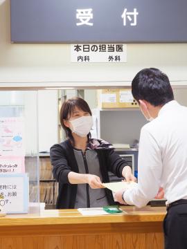 受付の様子