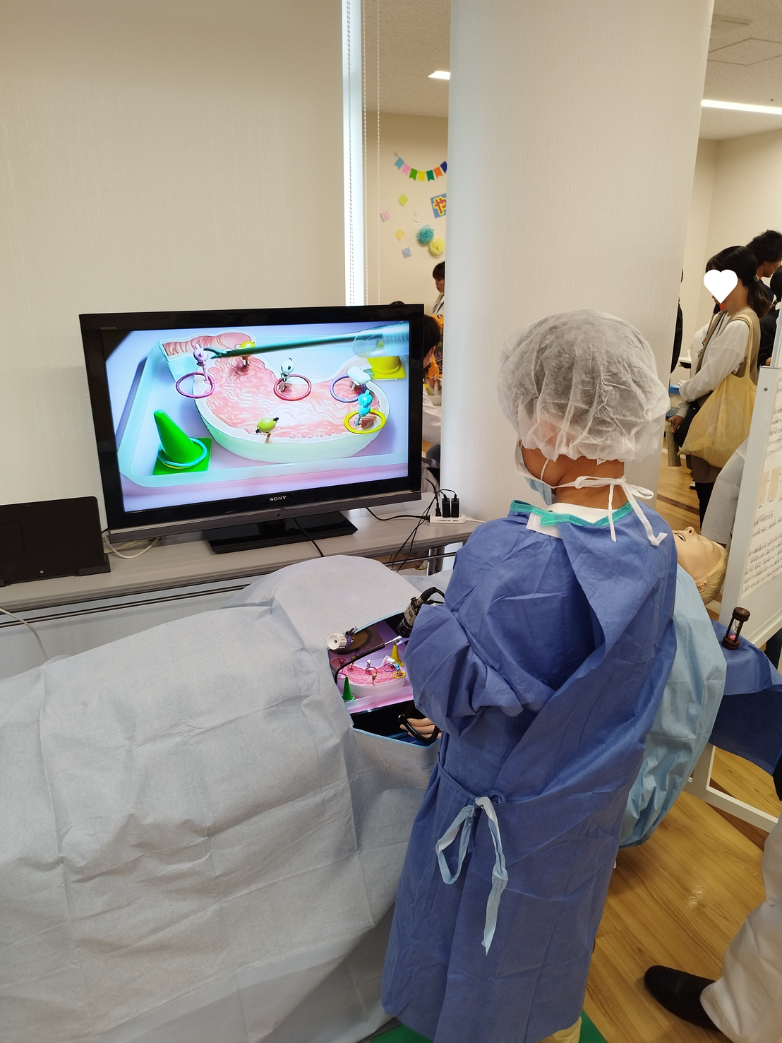 腹腔鏡手術体験の写真