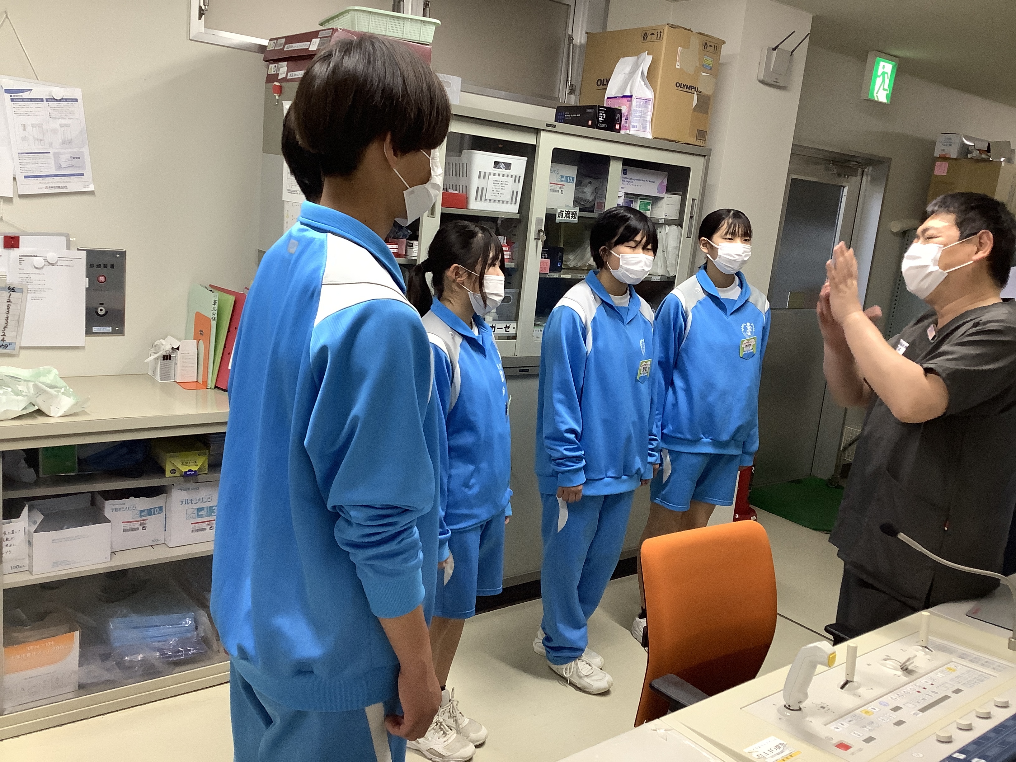 放射線技術科見学の写真