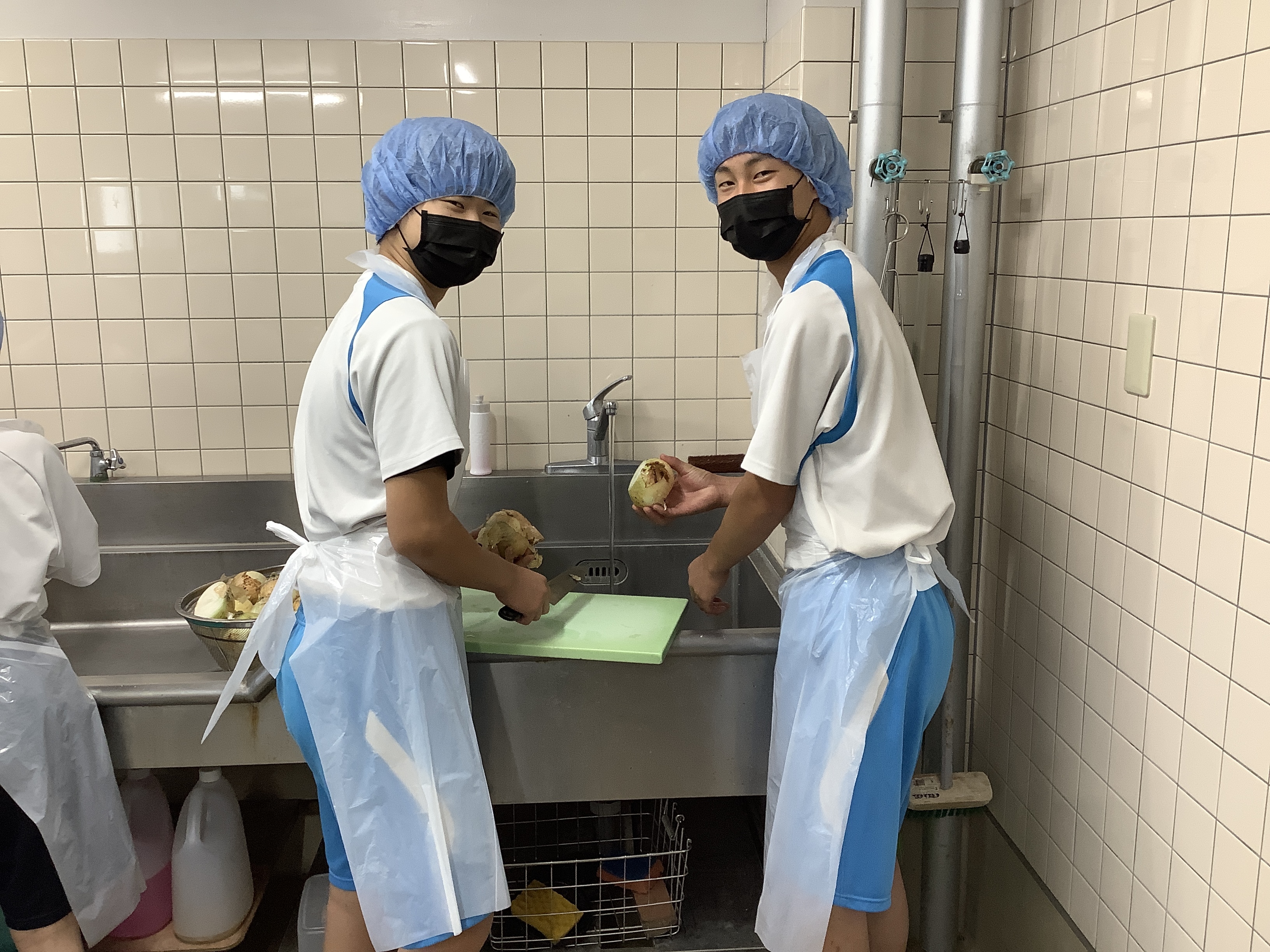 給食科体験の写真