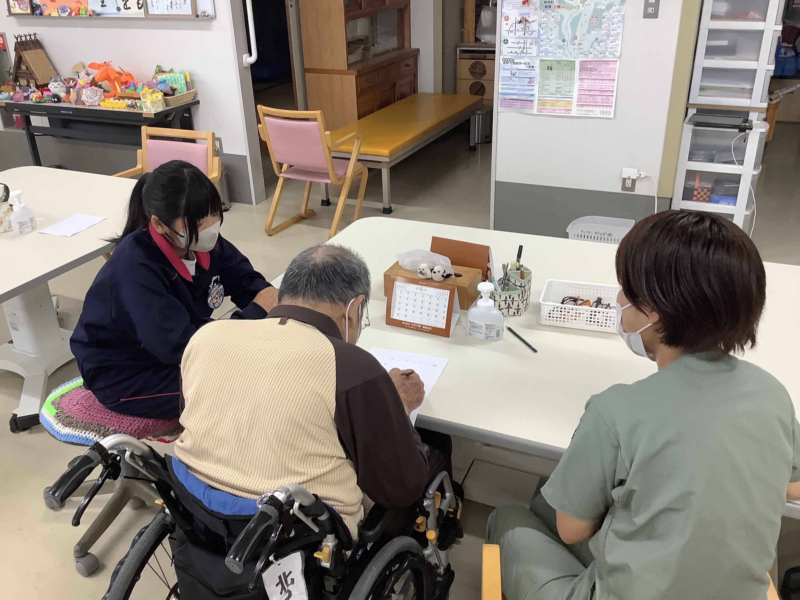 リハビリテーション技術科体験の写真